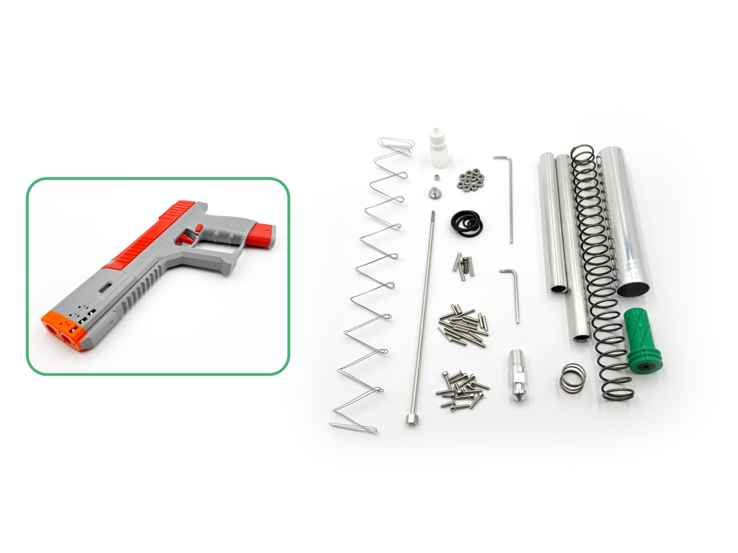 Zinc .50 Dart Blaster Hardware Kit
