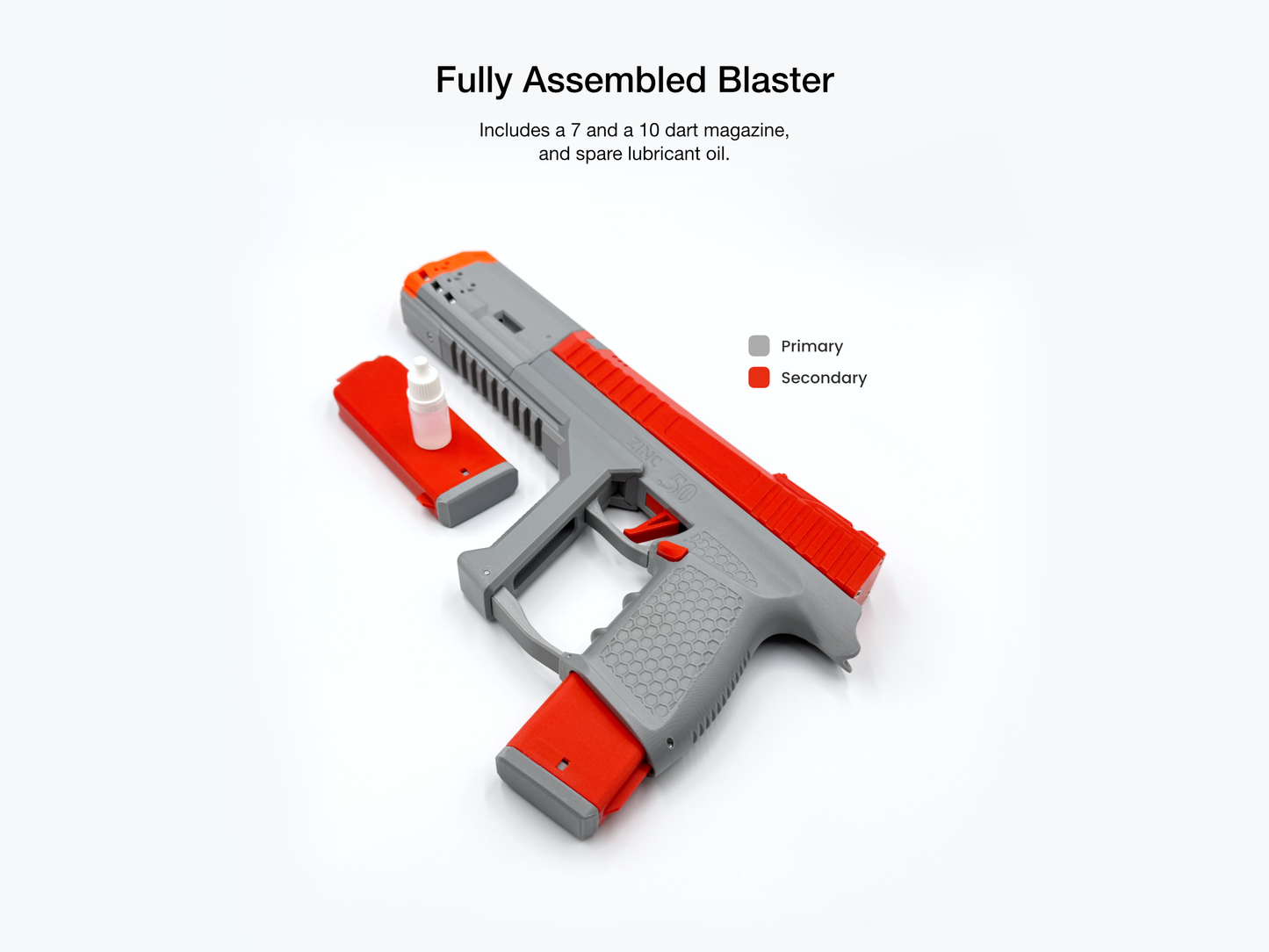Zinc .50 Completed Dart Blaster