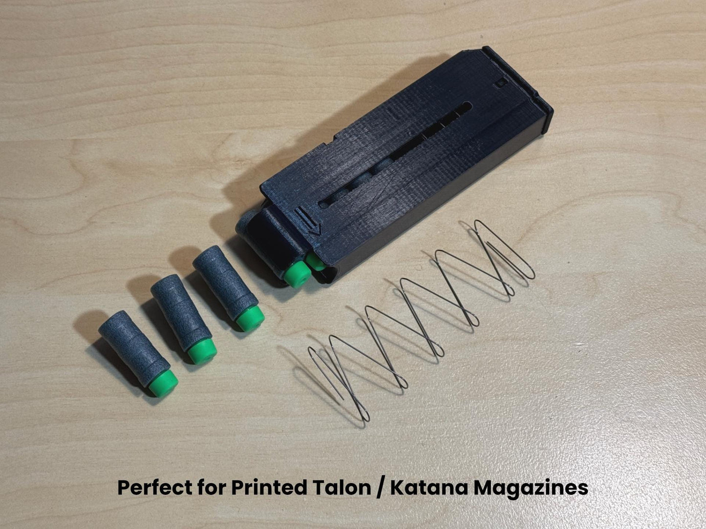 Magazine Springs for 3D-Printed Foam Dart Zinc/Talon Magazines