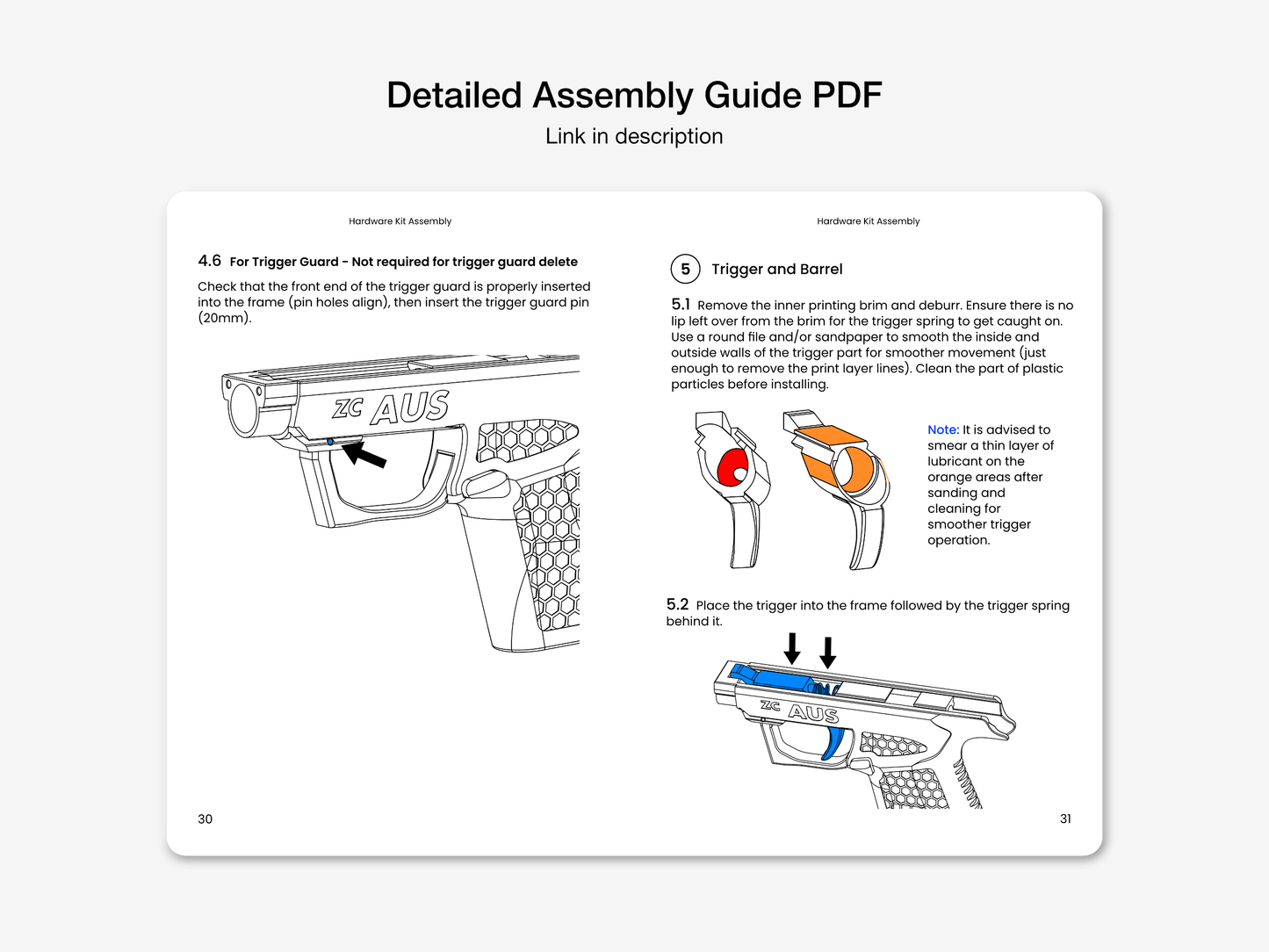 Zc Aus Dart Blaster Hardware Kit