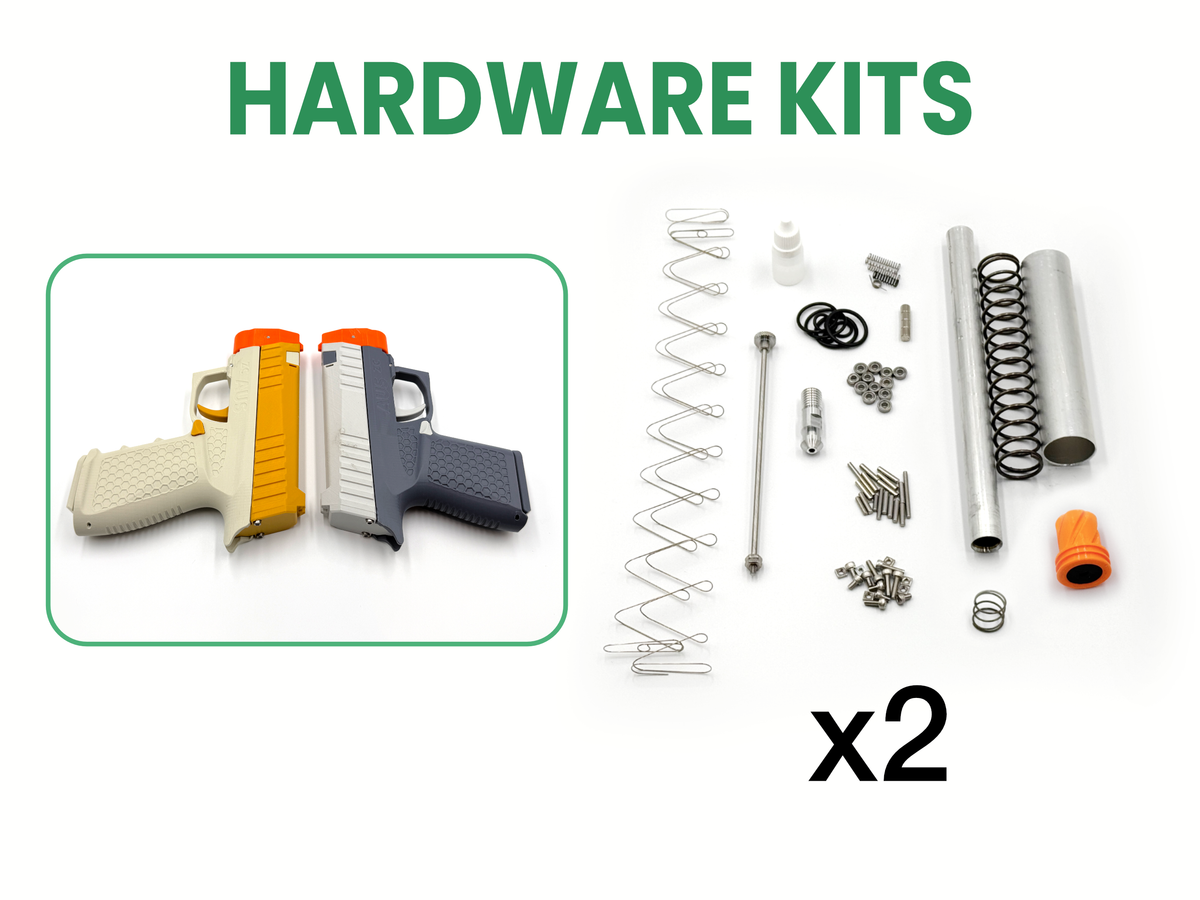 Zc Aus 3D Printed Dart Blaster Hardware Kit - Duel Bundle