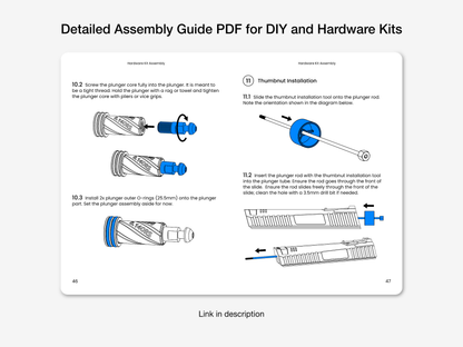 Zinc .50 Dart Blaster Hardware Kit