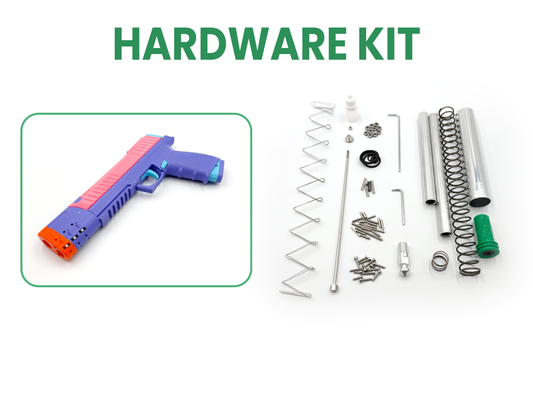 Zinc .50 3D Printed Dart Blaster Hardware Kit
