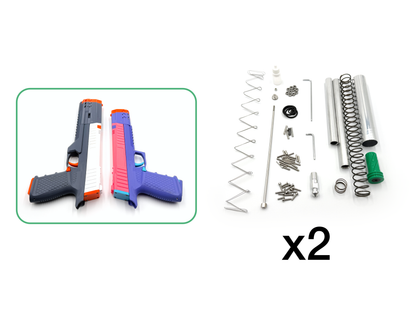 Zinc .50 Dart Blaster Hardware Kit - Duel Bundle