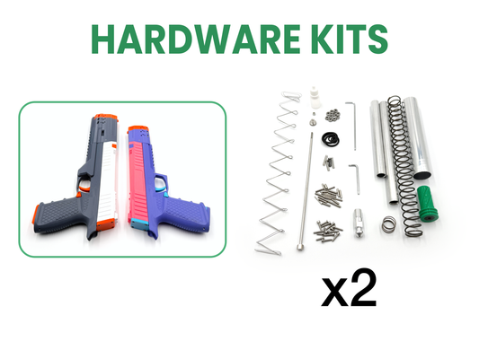 Zinc .50 3D Printed Dart Blaster Hardware Kit - Duel Bundle